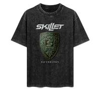 Skillet Victorious Mens T-Shirt Unisex Graphic Black tee Shirt S
