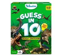 Skillmatics Adivina en 10 Dinosaurios mortales | Juego de Cartas de Preguntas Inteligentes | Super Divertido para Viajes y Noche de Juegos en Familia | Regalos para Edades de 8 a 99