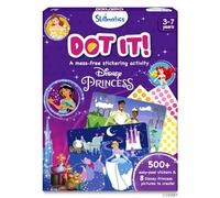 Skillmatics Dot It Sticker Art - Princesa de Disney, diversión sin desorden para niños, más de 500 calcomanías, kits de manualidades, actividades de bricolaje, juguetes de viaje, regalos para niñas y
