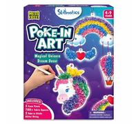 Skillmatics Poke-in Art - Decoración mágica de ensueño de unicornio, diversión sin desorden para niños, kits de manualidades de madera, actividad creativa, regalos para edades de 4, 5, 6, 7, 8, 9 años