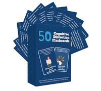 Skills Building Card Deck - 50-Sheet Skills Card | Educational Mental Health Tool | Cards | Mindful Practice Flashcard For Teens Adults Children Women Men