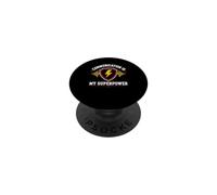 Skills Teamwork Quote Communication Is My Superpower PopSockets PopGrip Adhesivo