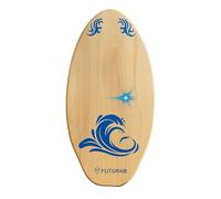 Skimboard de Madera FUTURA8 - Tabla Deslizante Antideslizante Ligera Resistente al Agua para Adultos y Principiantes - Playa Arena Húmeda y Olas Pequeñas Deporte Acuático Orilla Surf Verano