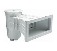 Fluidra 00251 - Skimmer 15 l pisc. horm. con Boca ampliación Tapa Circular Blanca