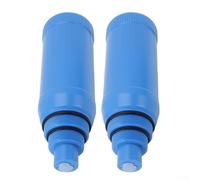 Skimmer de piscina para invierno, absorbente de expansión de hielo de plástico de 9 pulgadas para piscinas sobre el suelo y enterradas, compatible con roscas cónicas de 1.5 y 2 pulgadas, azul (paquete