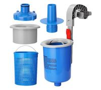 Skimmer De Piscina Suelo Limpiador de Alta Resistencia | Kit De Skimmer Para Mantenimiento De Piscina Mantenimiento Diario Verano Flotante Limpieza Automática Casa Hotel Apartamento
