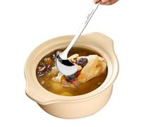 Skimmer for Cooking, Stainless Steel Fat Separator Spoon, 11,81 x 3,31 pulgadas, Grease Strainer & Gravy Ladle for Kitchen, Restaurant and Cooking Gadgets Collection