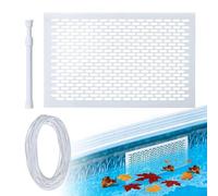 Skimmer Guard - Filtro de eliminación de desechos antioxidante, protección | Protector de hojas para piscina, para el hogar, hotel, escuela, gimnasio, estanque, eliminación de escombros