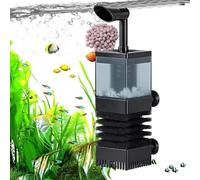 Skimmer para acuario Compacto antiobstrucción mejora oxigenación y elimina