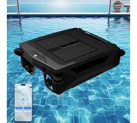 Skimmer Solar Para Piscinas, Limpiador Piscinas Automático E Inalámbrico, Limpiador Piscina Robótico, Sensor De Navegación, Limpieza Continua Diurna Y Nocturna, Limpieza Con Modos De Carga Dual