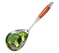 Skimmer Spoon - Stainless Steel Fine Mesh Strainer Mesh Oil Food Strainer, Long Handle Cooking Utensil | Cooking Skimmers For Dumpling Egg Meat Noodles Frying Pot Home Restaurant Caterings