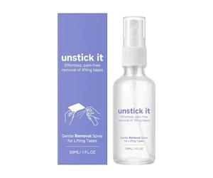 Skin Adhesive Remover Spray, No Sting Formula, Fast Dry Adhesive Cleaner, Gentle Medical Grade Solution, Safe Removal Aid for Stoma Wound Care Adults Elderly Home Hospital Travel Use