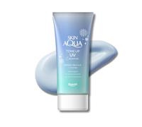 SKIN AQUA Tone Up - Pantalla solar UV Essence, acabado brillante y transparente, azul, 80 g, SPF50+ P