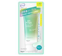 Skin Aqua Tone Up UV Essence Mint Green SPF50+ P Color Correcting Sunscreen, Redness Neutralizing, Clear Tone Finish, Waterproof, Makeup Base, Face & Body, Made in Japon