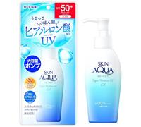 Rohto Mentholatum - Skin Aqua Sunscreen Super Moisture Gel Pump SPF50+ PA++++ - 140g - White