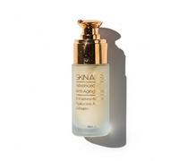 SKIN AURA Advanced Suero antienvejecimiento, fórmula todo en uno, mejora visiblemente las arrugas, las líneas finas y las manchas de la edad con 5 vitaminas + minerales, ácido hialurónico y péptidos