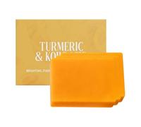 Skin Brightening Soap - 3 Piece Moisturizing Cleansing Bar Set | Face & Body Whitening Soap Even Tone Care Formula for Women, Face, Body, Underarm, Daily Skincare or Beauty Routine