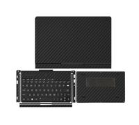 Skin - Calcomanías protectoras precortadas para GPD Pocket 4 (fibra de carbono negra)
