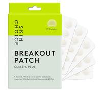 SKIN CHOICE Parches Granos con Ácido Salicílico, Niacinamida, Árbol de Té y CICA - Breakout Pimple Patches Classic Plus - Pegatinas Granos Cara, Parches Hidrocoloides, Vegan, Crueldad (75 Parches)