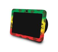 Skin Compatible con Amazon Echo Show 8 (tercera generacin 2023) - Rasta Lion - Cubierta de calcomana protectora de vinilo 3M Premium - Fcil de apl