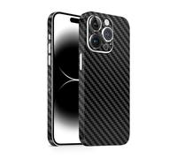 Skin compatible con iPhone 13 PRO Skin Skin Protector de pantalla para la parte trasera y los lados de aspecto elegante, incluye protección de cámara contra arañazos (negro carbono)