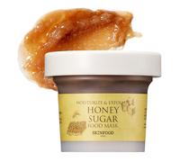 SKIN FOOD Honey Sugar Food Mask 180g - Azúcar negro y miel para nutrir y exfoliar suavemente la piel para una textura suave