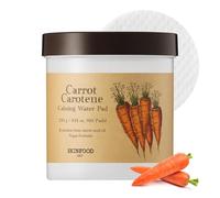 SKIN FOOD since 1957 Almohadilla de agua calmante de zanahoria caroteno 250 g (8.81 oz.) 60 hojas - Alivio del enrojecimiento Almohadillas de algodón faciales calmantes para pieles sensibles