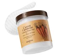 SKIN FOOD since 1957 Almohadilla de agua calmante de zanahoria caroteno 250 g (8.81 oz.) 60 hojas - Alivio del enrojecimiento Almohadillas de algodón faciales calmantes para pieles sensibles