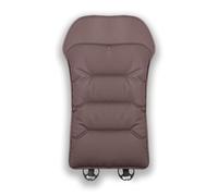 Skin-Friendly & Dirt-Repellent Leather Seat Cushions, Thickened Non-Slip Memory Foam Seat Pad, Soft Comfortable & Supportive Pad Office Or Home Chair, Universal Fit Design (Dark Brown,Backrest)