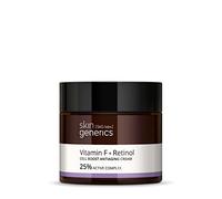 Skin Generics | Crema Facial Regeneradora 50 ml | con Vitamina F 25% Complejo Activo y Ácido Hialurónico | Crema Facial Mujer | Luminosidad, Elasticidad y Elimina Radicales Libres | 100% Vegano