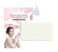 Skin Gluta Milky hite Niacinamide Soap, Skin itening Soap for Face and Body, Natural Glutamilk itening Bar oap, Premium oap, Moisturizer, Body Cleansing Bar (1)