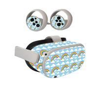 Skin MightySkins compatible con Oculus Quest 2 - Over The Rainbow | Vinilo protector duradero y nico | F cil de aplicar, quitar y cambiar de est