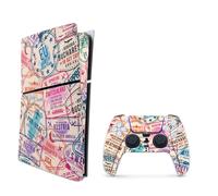Skin MightySkins compatible con PlayStation 5 Slim Edici n Digital - I've Been Everywhere | Vinilo protector duradero y nico | F cil de aplicar