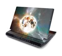 Skin MightySkins para Alienware AREA-51M R2 (2020) - Negro Abstracto | Vinilo protector duradero y nico | F cil de aplicar, quitar y cambiar de