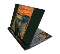 Skin MightySkins para Alienware M17 R3 (2020) y M17 R4 (2021) - The Scream | Vinilo protector | F cil de aplicar y cambiar de estilo | Hecho en E