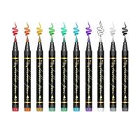 Skin Safe Markers - 10 Colors Face Painting Markers | Body Art Pens, Washable Temporary Makeup For Halloween Festivals Cosplay Parties Sporting Events And Creative Carnival Designs