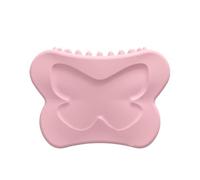 Skin Scraper, Face Massage Board, 3.74x0.96x2.69 Inches Soft Silicone Build & Reusable Lifting Tool, Facial Care Gadget for Travel, Business Trip, Home and Salon Use, Color Pink