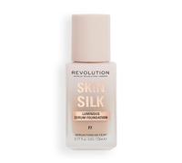 Revolution Skin Silk Serum Foundation, F7NC Tonos de Piel Claros | Cobertura Modulable, con Ácido Hialurónico Hidratante para un Acabado Natural, Vegano y Libre de Crueldad, 23ml
