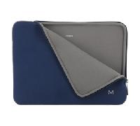 Funda Mobilis 049021 Neopreno Azul/Gris MacBook Pro 13''/14'' Resistente Cremallera 14"