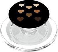 Skin Tone Hearts Skin Color Gift PopSockets PopGrip para MagSafe