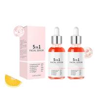 Skin Vitamin Serum,Face and Body Serum,5 In 1 Anti Wrinkle Firming Serums,Wrinkle Lifting and Firming Essence for All Skin Types,Nourishing and Hydrating (30ml, 2 Pcs)