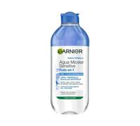 Garnier SkinActive Agua Micelar Sensitive para Piel y Ojos, 400ml | Limpia y Desmaquilla con Suavidad, Fórmula Suave, Con Micelas y Agua de Aciano, Uso Diario, SkinActive