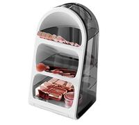 Skincare and Cosmetics Display Rack - 3-Tier ABS Makeup Storage Rack for Vanity, Rotating Makeup Brush Rack, Multi-Purpose Organizer for Makeup Pens & School Supplies