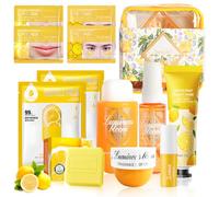 Skincare Coreano Kit, Skin Care Coreano Regalo Mujer, Skincare Coreano con Crema Hidratante Corporal, Perfume, Gel de Ducha, Crema Manos, Lip Balm, Parches Ojos, Jabon, Mascarillas Faciales