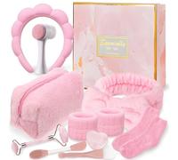 Skincare Kit, Rutina Skincare Pack,Regalos para Amigas,Kit Limpieza Facial Mujer,Belleza,Hermoso y Práctico,Regalos Mujer Cumpleanos,Niñas Set,Set Viso Completo
