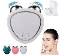 Skindion Microcurrent Face Device Roller,2024 New Microcurrent Facial Device,Lift The Face and Tighten The Skin,Face Massager Electric with 3 Gear,for Instant Face Lift,Firm,Wrinkle Remover. (White)