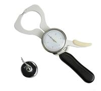 Skinfold - Herramienta de medición de grasa corporal con presión alta y constante para un porcentaje de grasa corporal fiable y para cálculo de IMC para seguimiento de fitness