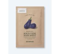 Skinfood Mascarilla de tejido hidratante y calmante de berenjena Eggplant Sous Vide Mask Sheet - 22 g / 1 ud