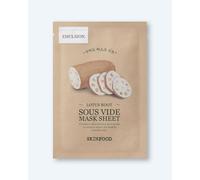 Skinfood Mascarilla de tejido nutritiva de raíz de loto Lotus Root Sous Vide Mask Sheet - 20 g / 1 ud