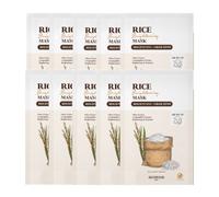 SKINFOOD - Rice Brightening Mask - 10pcs Set
